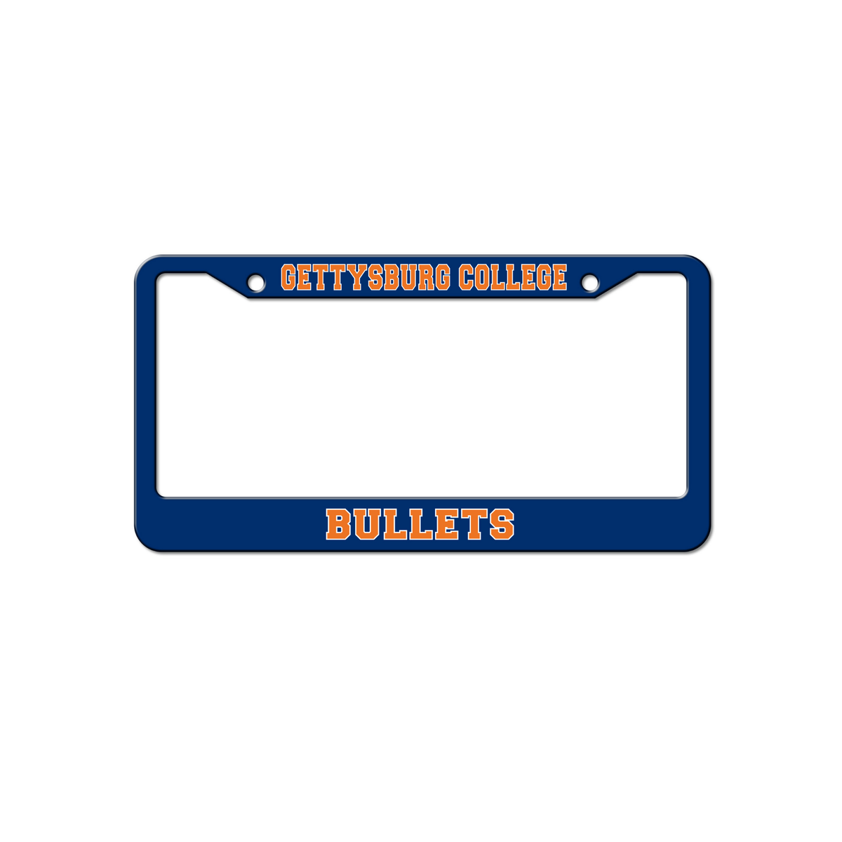 License Plate Frame - Gettysburg College Bullets