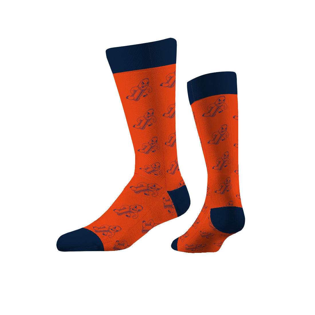 Gettysburg College Billy Bullet Crew Knit Socks