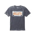 League Gettysburg College Bullets License Plate Burn Out Short Sleeve Tee