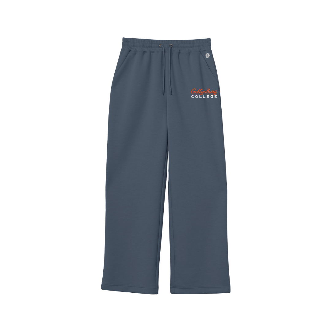 League Gettysburg College Embroidered Ladies Monterey Wide Leg Pant