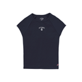 League Gettysburg College Ladies Navy Retro Rib Baby Doll Tee
