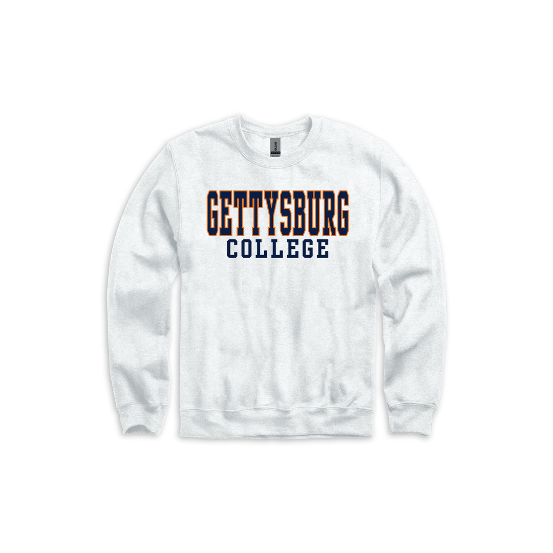 Gettysburg College Ash Grey Crewneck Sweatshirt