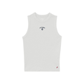 League Gettysburg College Ladies White Retro Rib Tank Top