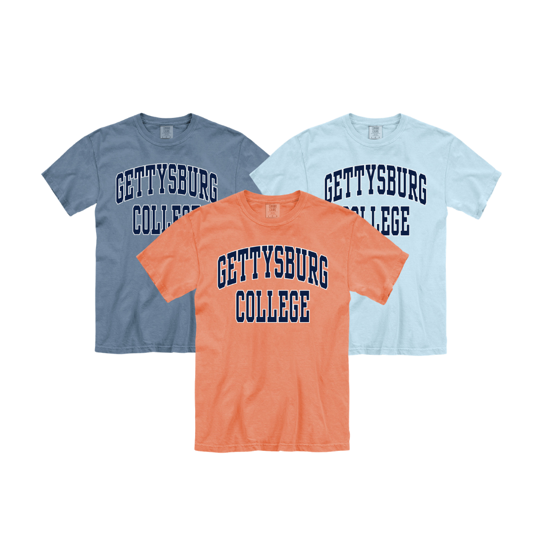 Gettysburg College Comfort Colors Short Sleeve Tee