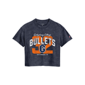 League Gettysburg College Bullets Ladies Heather Navy Intramural Midi Tee