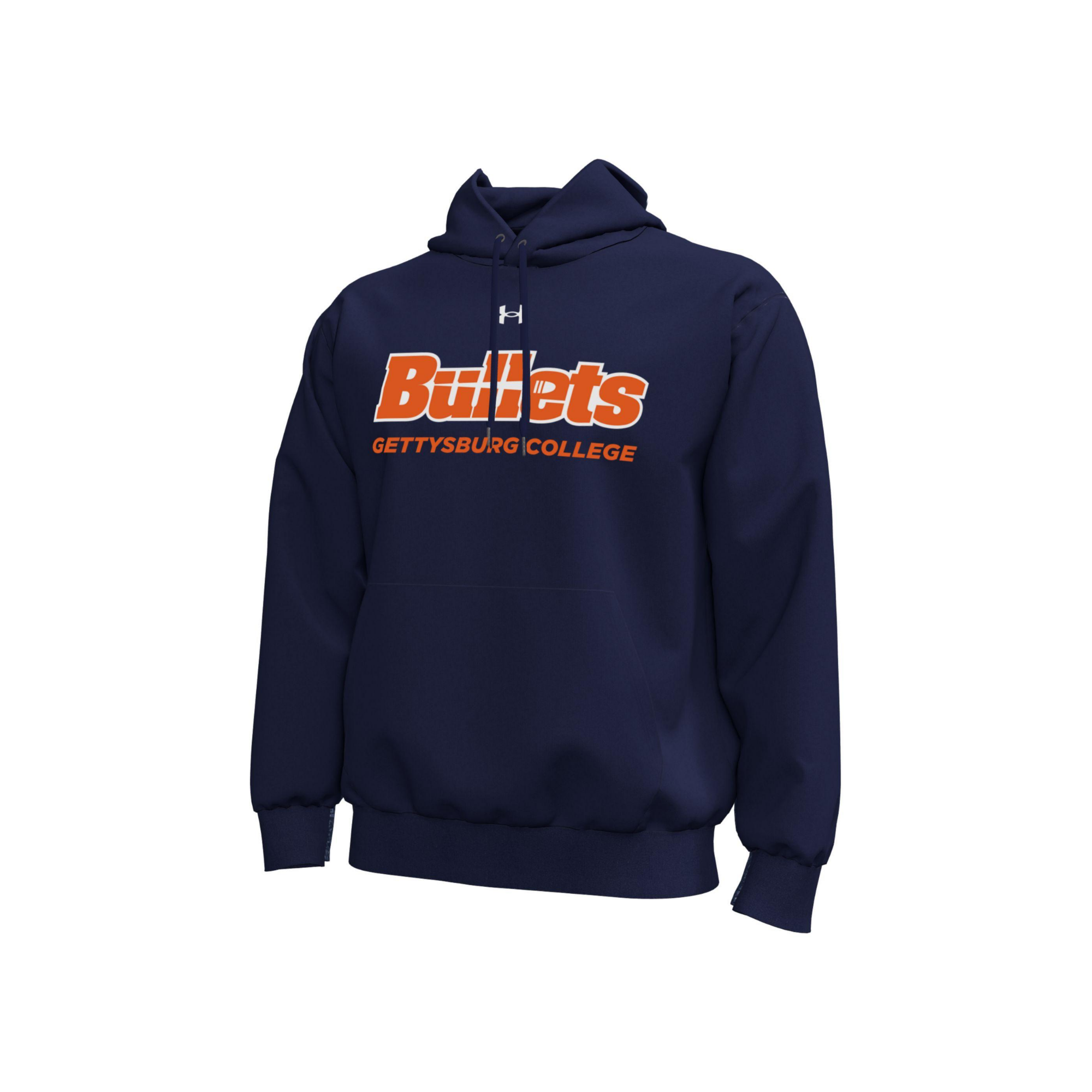 Under Armour Iron Fleece Hood - Gettysburg College Bullets