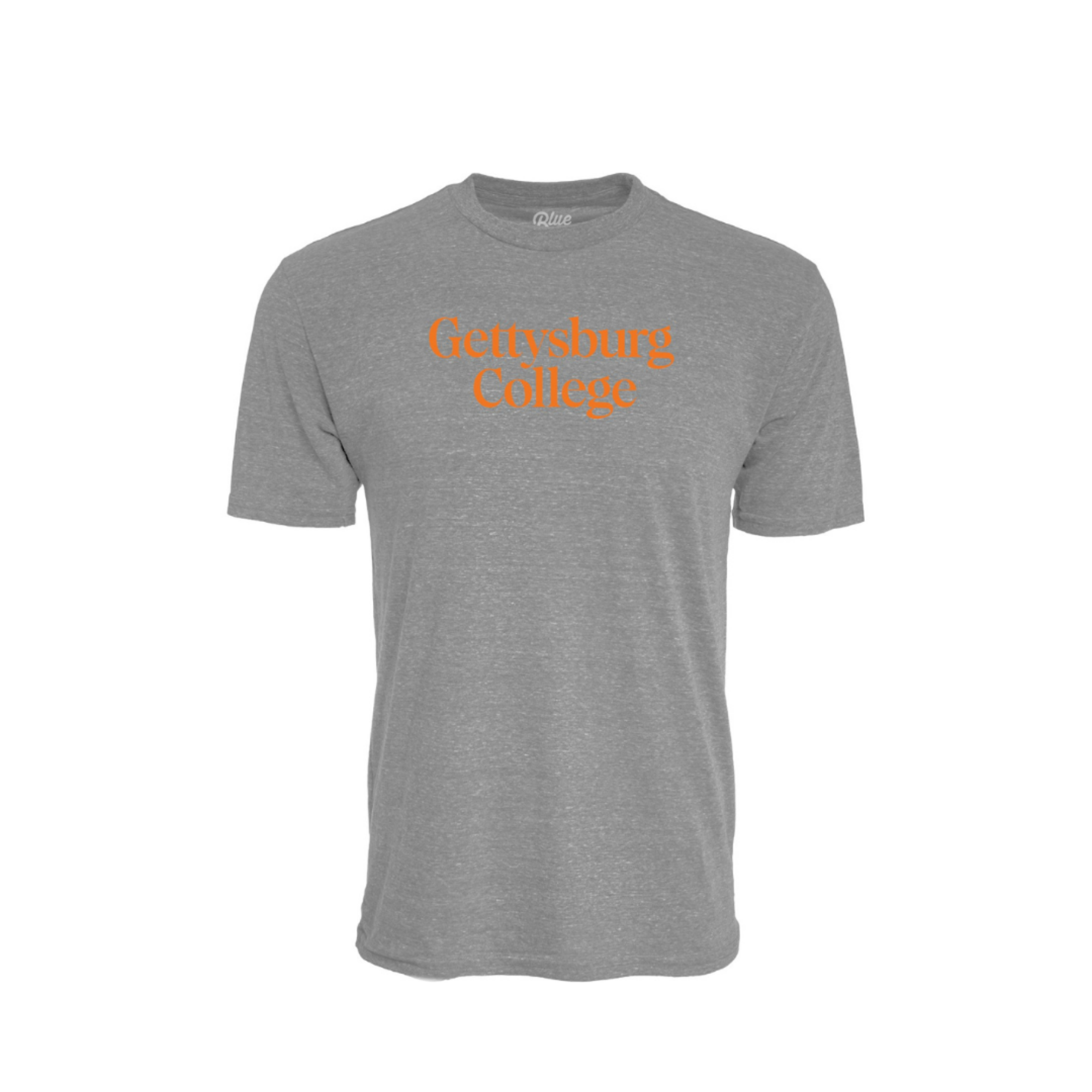 Blue 84 Tri Blend Short Sleeve Grey Tee - Getysburg College