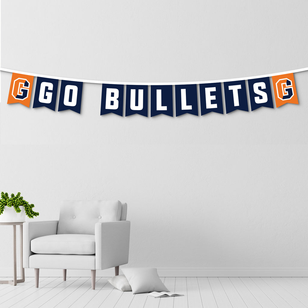 Gettysburg College Go Bullets Banner String