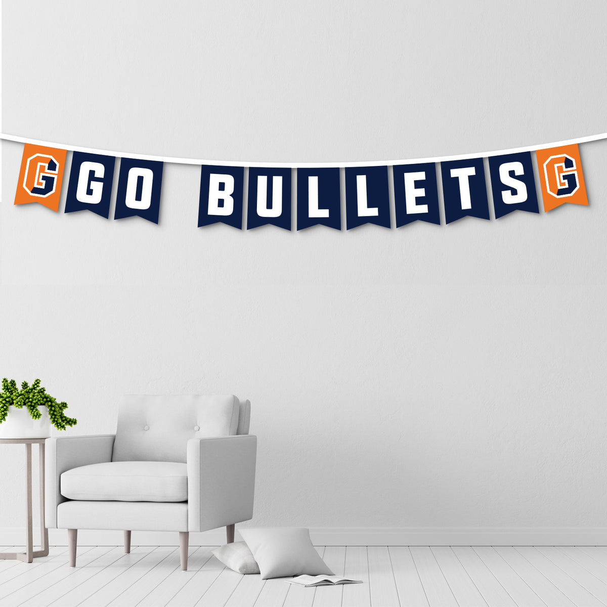 Gettysburg College Go Bullets Banner String
