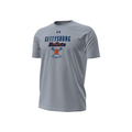 Under Armour Gettysburg Bullets Lacrosse Gray Short Sleeve Tee