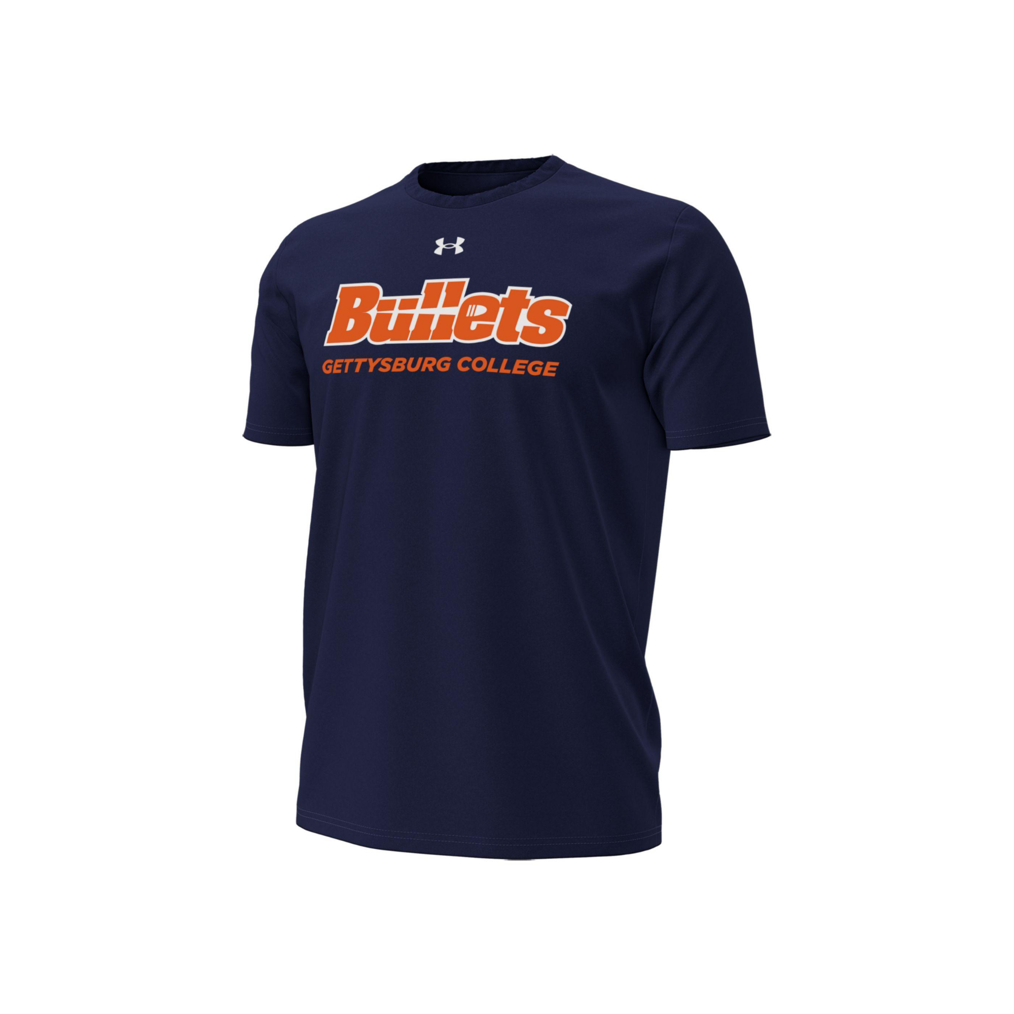 Under Armour Performance Cotton Short Sleeve Tee - Gettysburg College Bullets