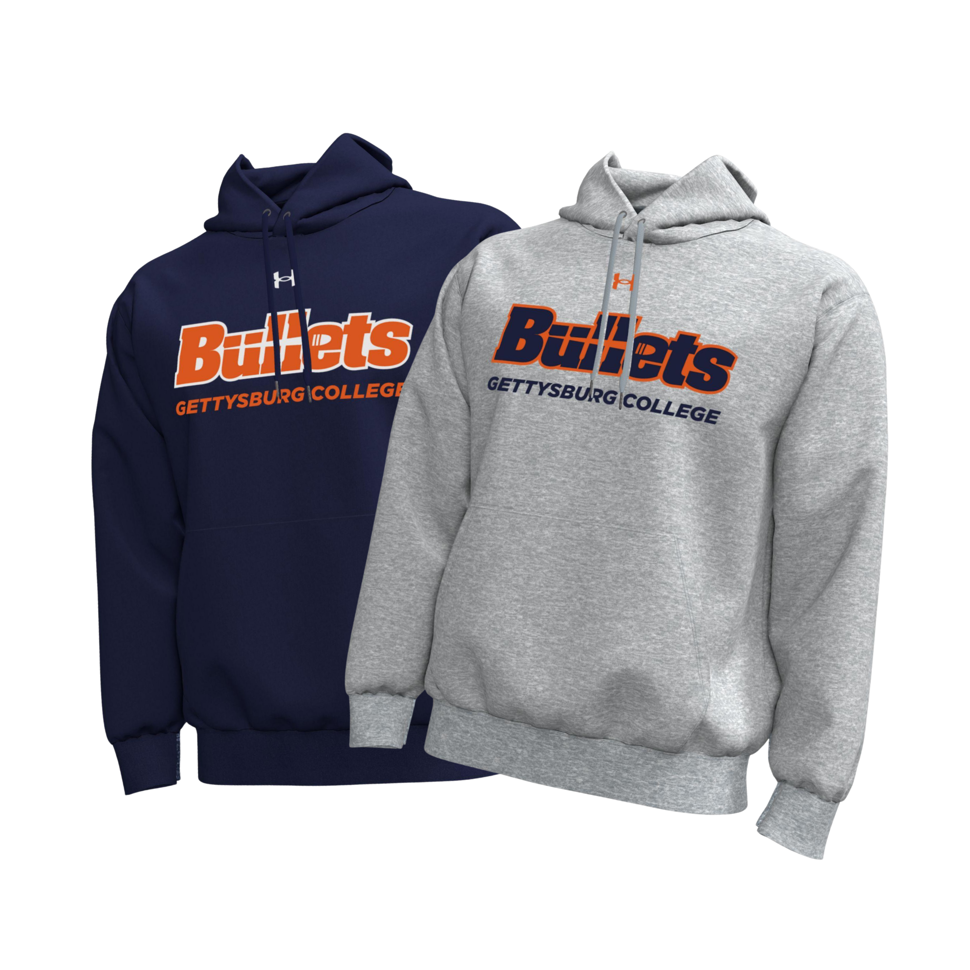 Under Armour Iron Fleece Hood - Gettysburg College Bullets