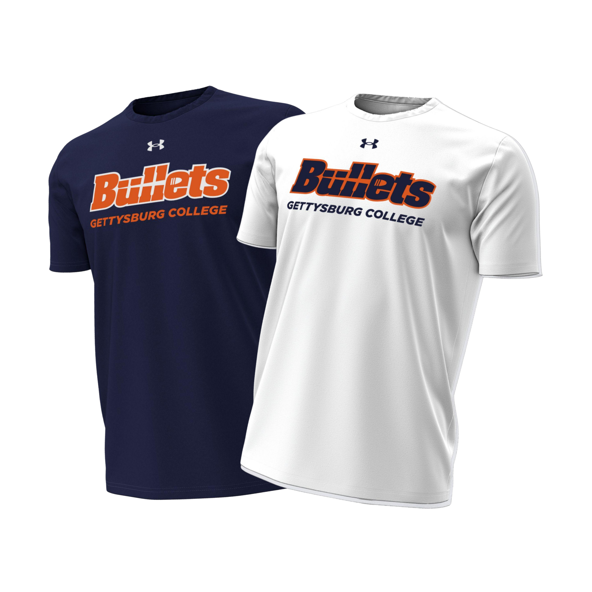 Under Armour Performance Cotton Short Sleeve Tee - Gettysburg College Bullets