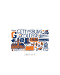 Gettysburg College Julia Gash Recycled Wood Magnet