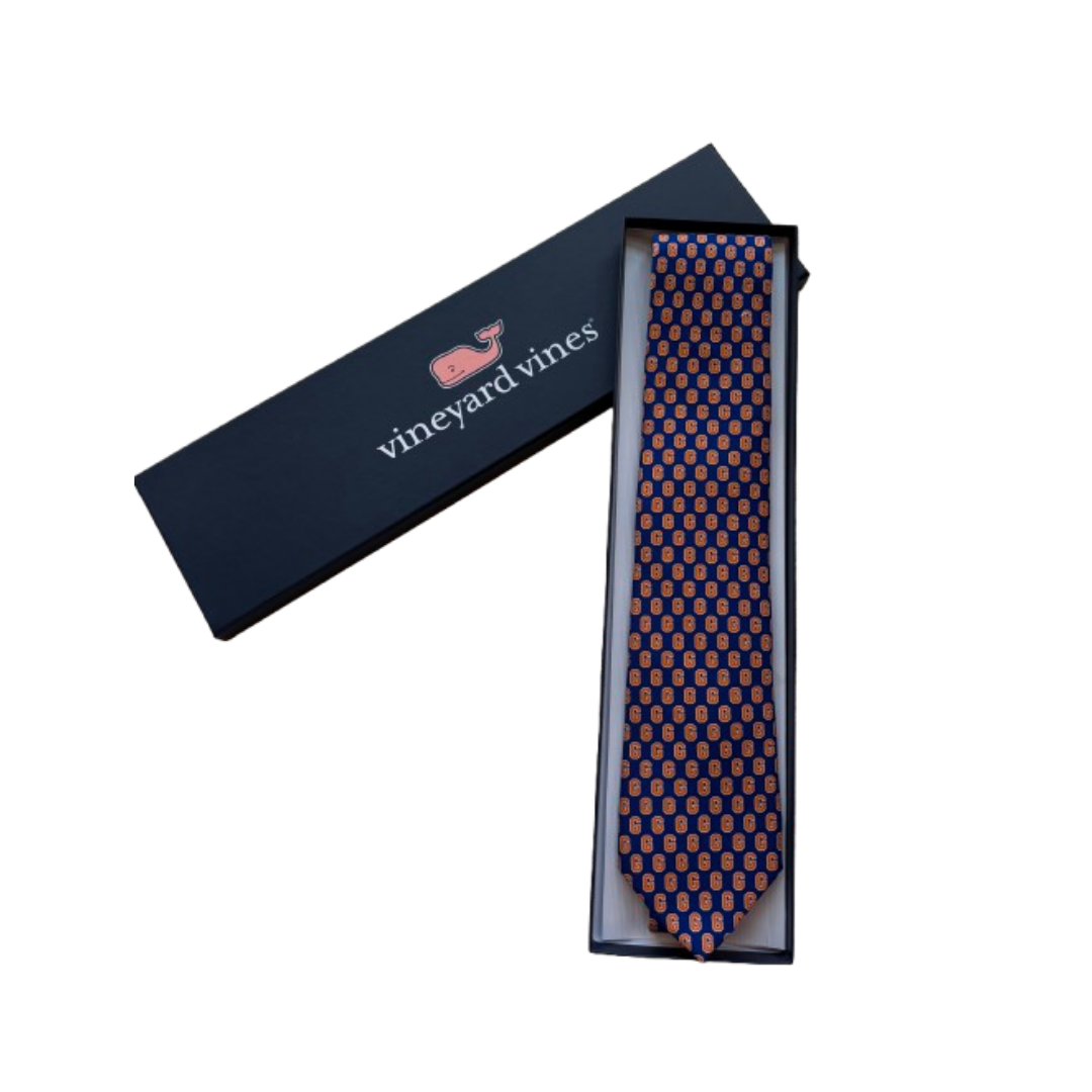 Gettysburg College Block G Vineyard Vines Silk Tie