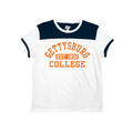 Blue 84 Women's Color Block Short Sleeve Tee - Gettysburg College Est. 1833