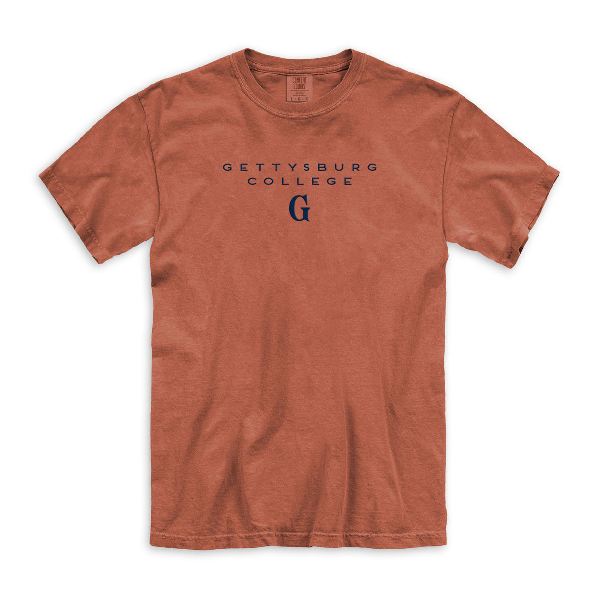 Gettysburg College Embroidered Comfort Colors T-Shirt