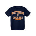 Blue 84 Youth Short Sleeve Tee - Gettysburg College Athletic Split G Bullets