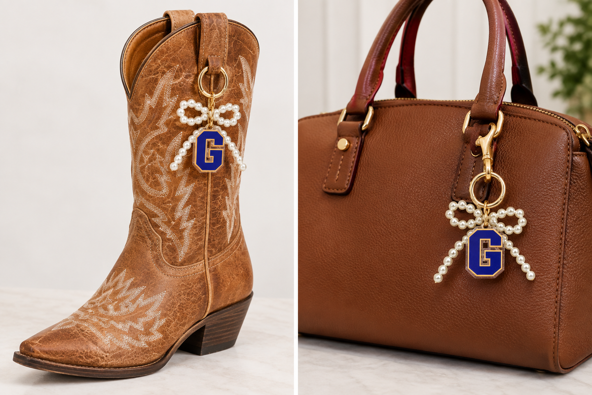 Gettysburg College Block G Bag & Boot Charm